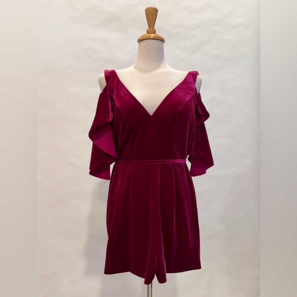 Mac Duggal Fuchsia romper